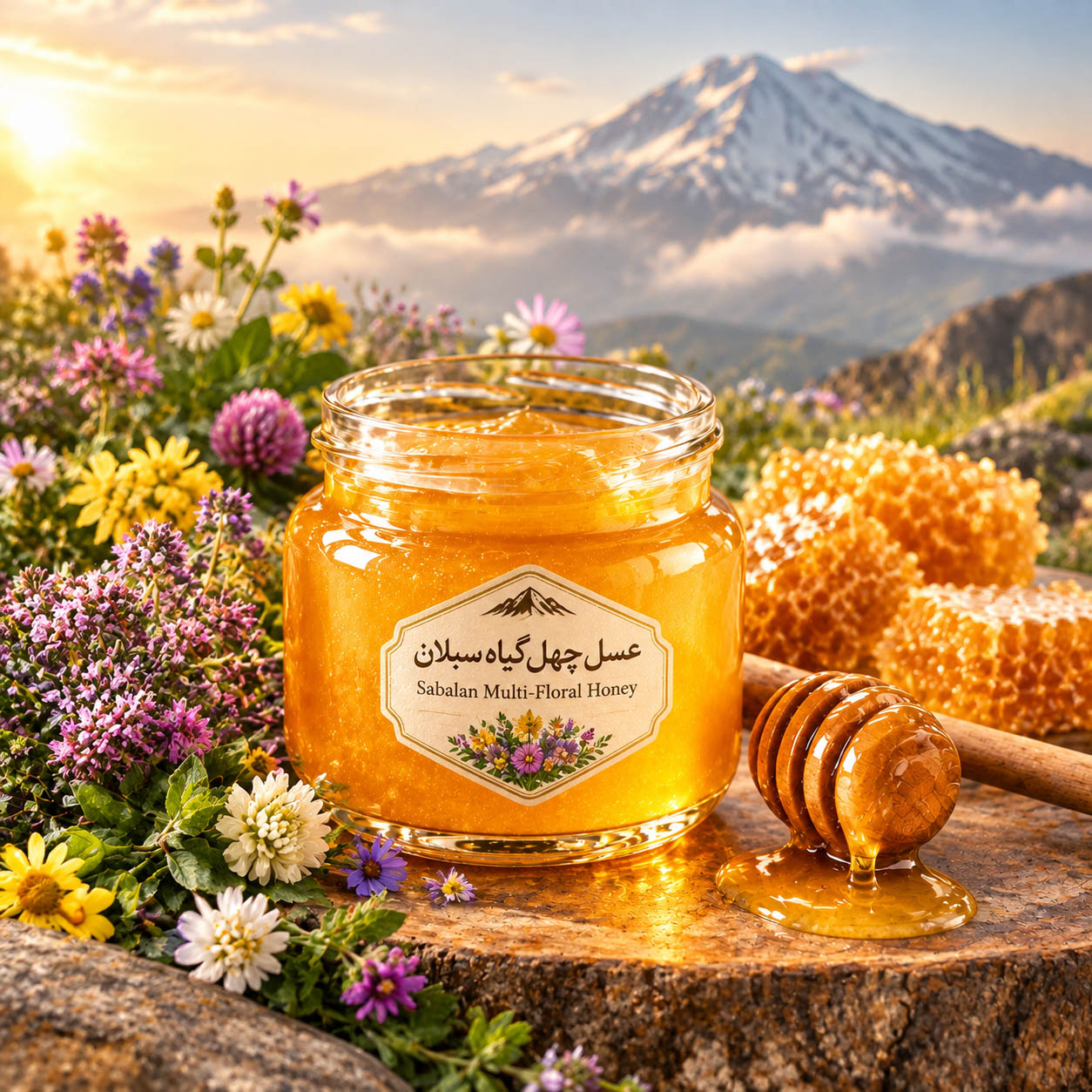 عسل چهل گیاه سبلان